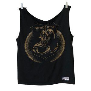 WWE Strike First Snake skeleton tank top M hand cut